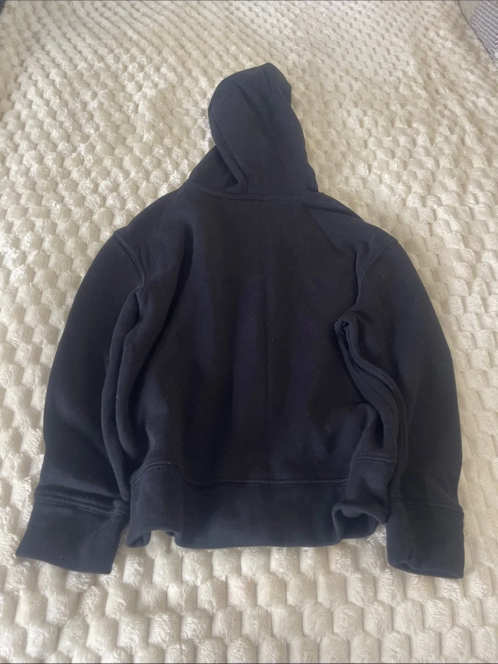 Old Navy Black Boy’s Full-Zip Hoodie with Logo